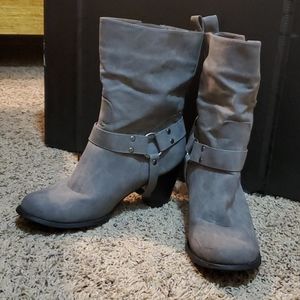 Grey Boots